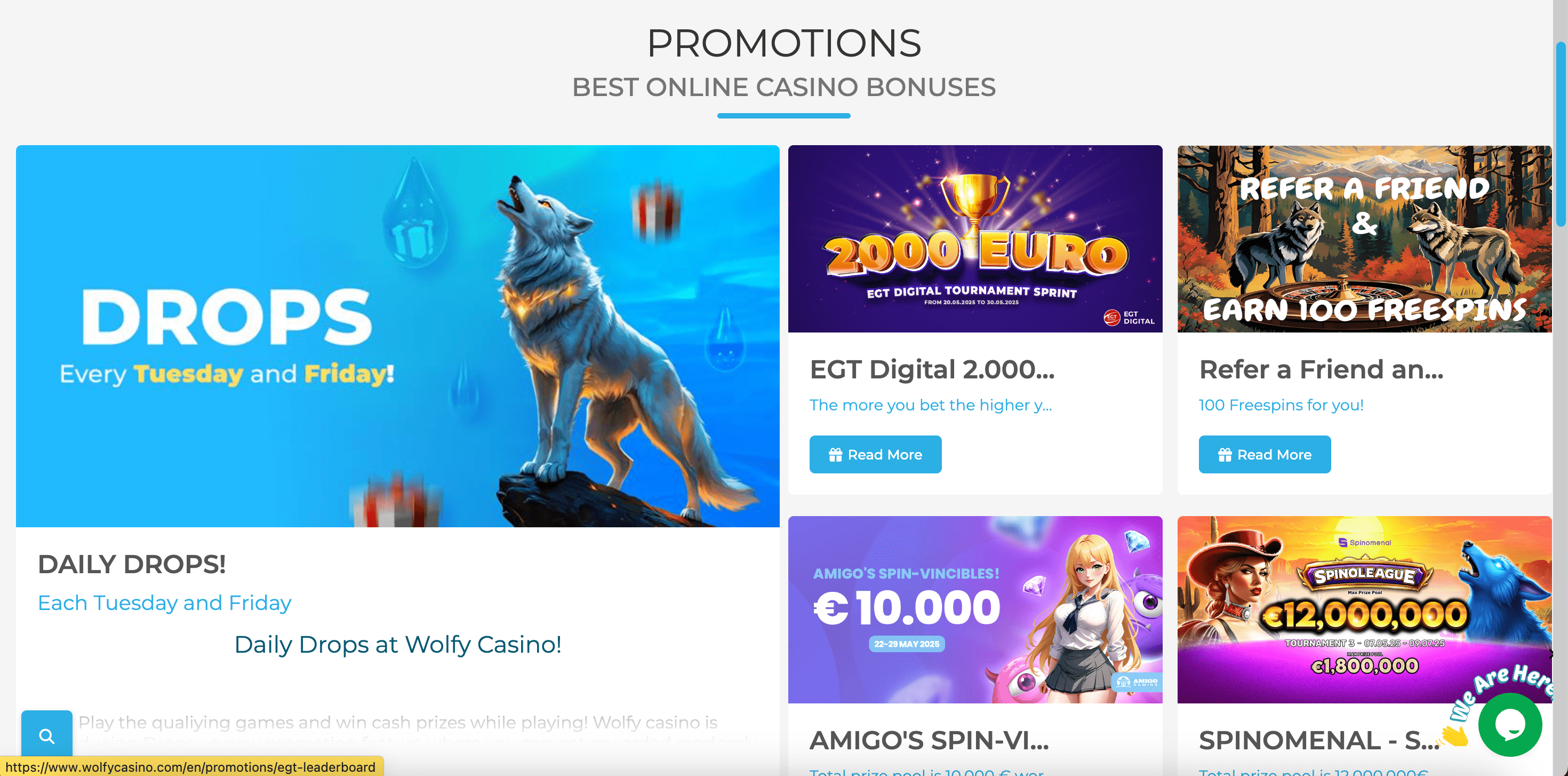 wolfy bonuses