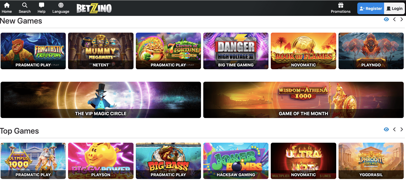 betzino games