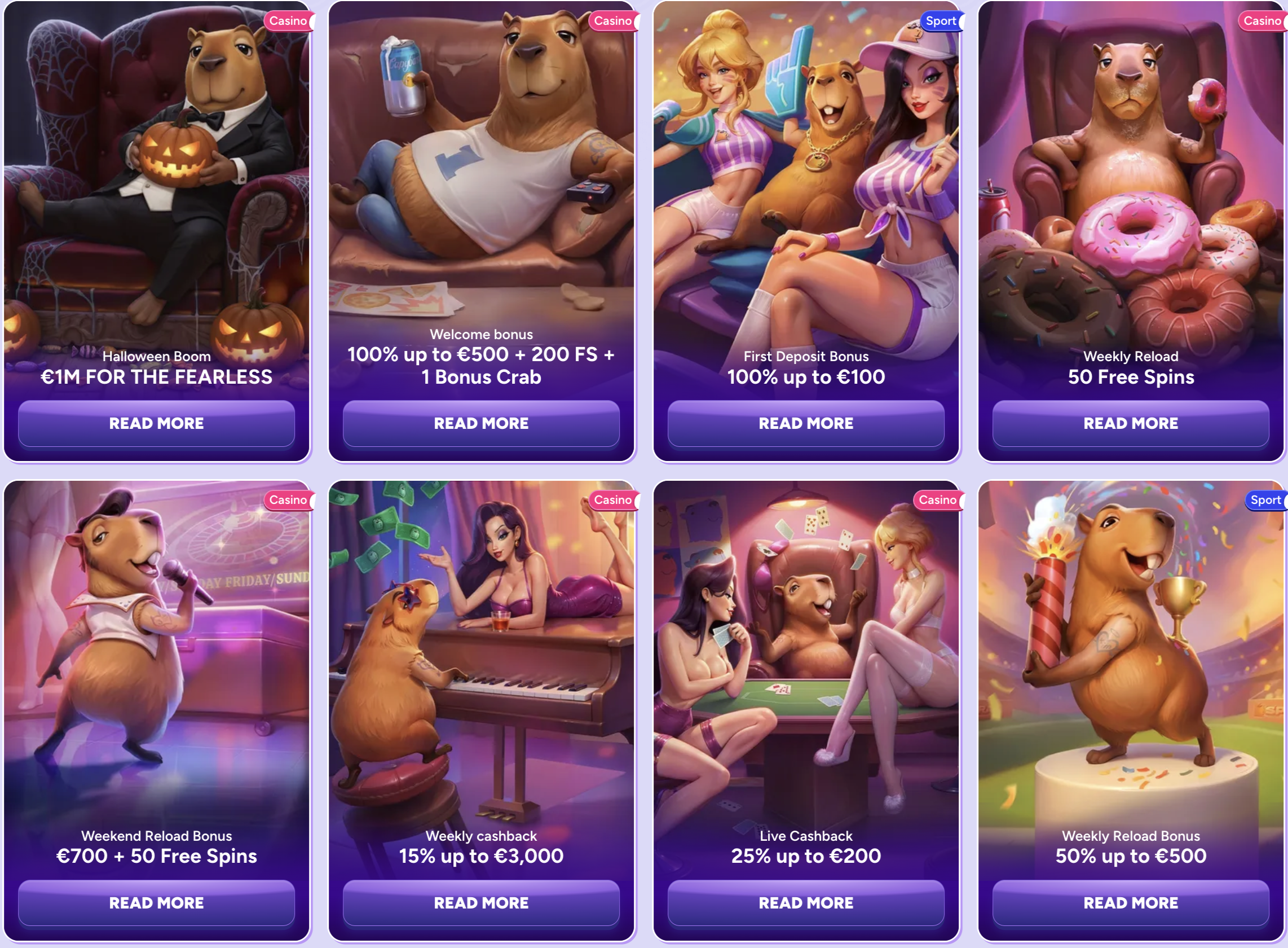 Bonuses at Spinbara Bsnner